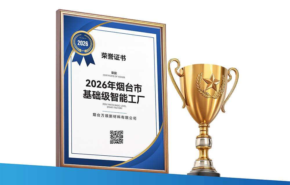 Yantai Wanshun New Materials Honored as Basic-Level Smart Factory